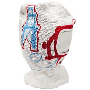 Vintage Houston Oilers NFL Football Beanie Cap - Helmet Mask Toque Hat 1990